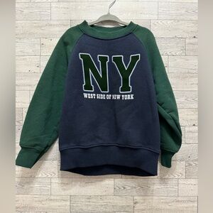 Zara kids sweater, blue and green, size 6